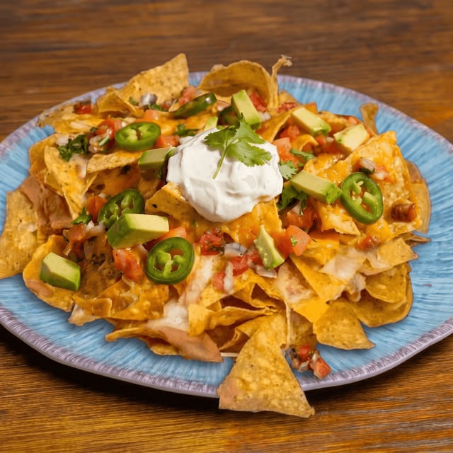 Nacho Typical Nachos with Meat.