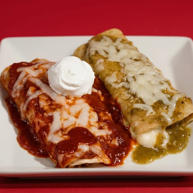 Grilled Chicken Enchiladas.